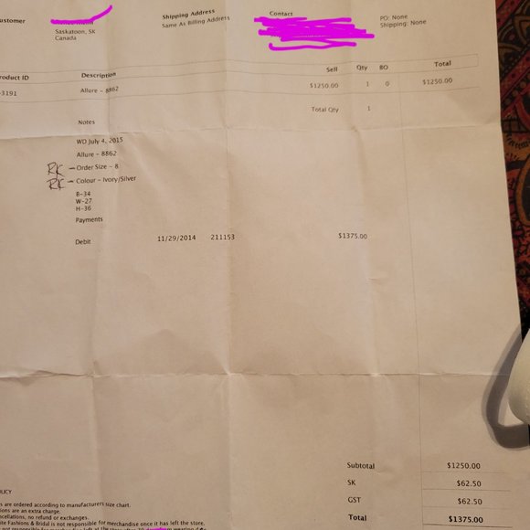 Wedding Dress/Halloween Costume - Picture 11 of 12